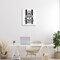 Stupell Industries Mirrored Black and White Blooms Canvas By Lettered and Lined